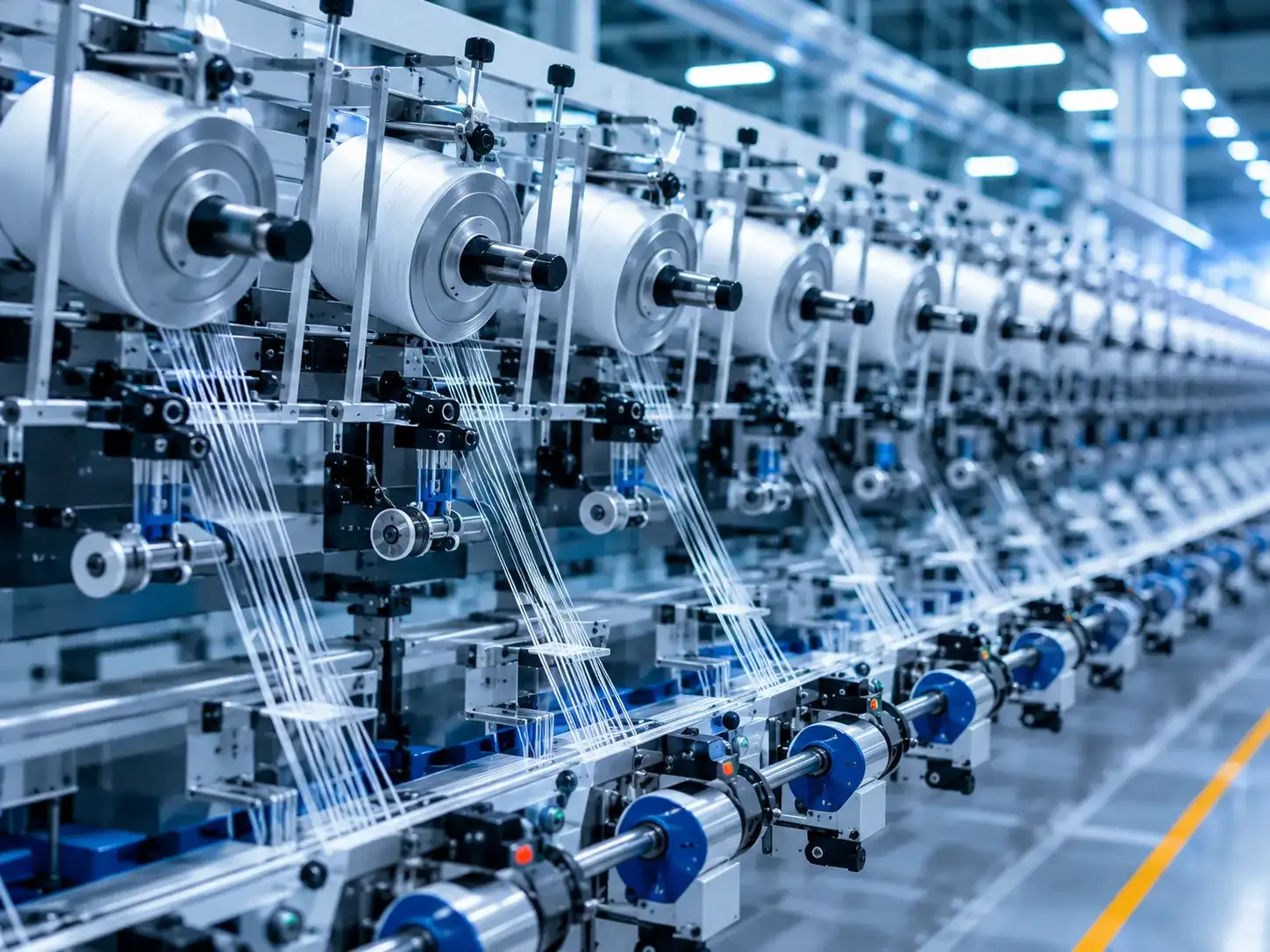 Automated Spandex Elastic Thread Production For Diaper Oem Urightmaterials