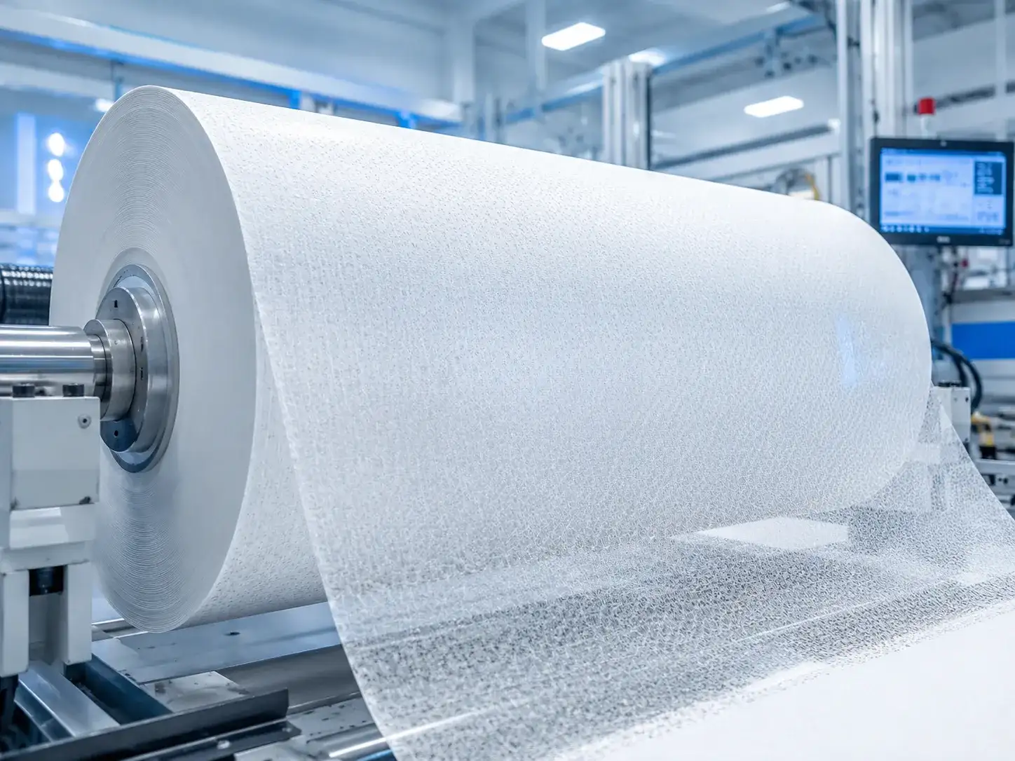 Breathable PE film printed backsheet rolls