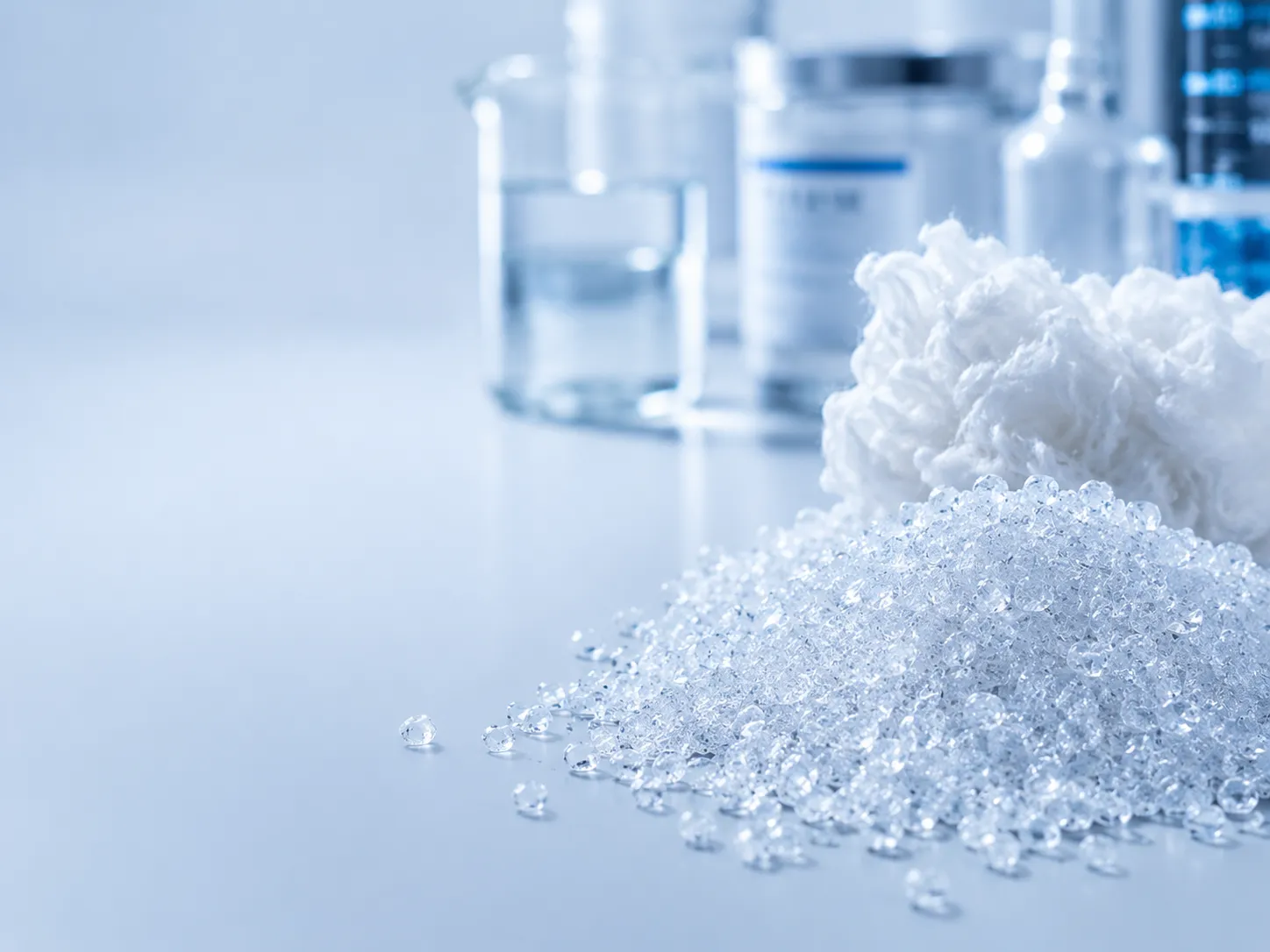 SAP super absorbent polymer and fluff pulp auxiliary materials