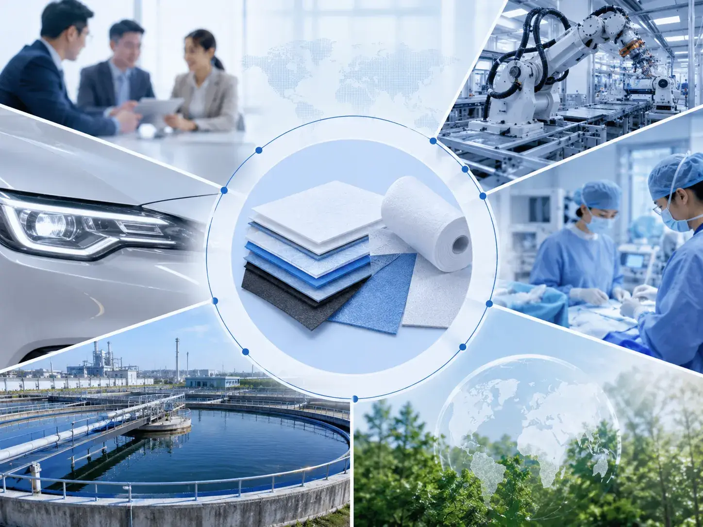 Nonwoven fabric and hygiene raw material case studies for medical and industrial applications