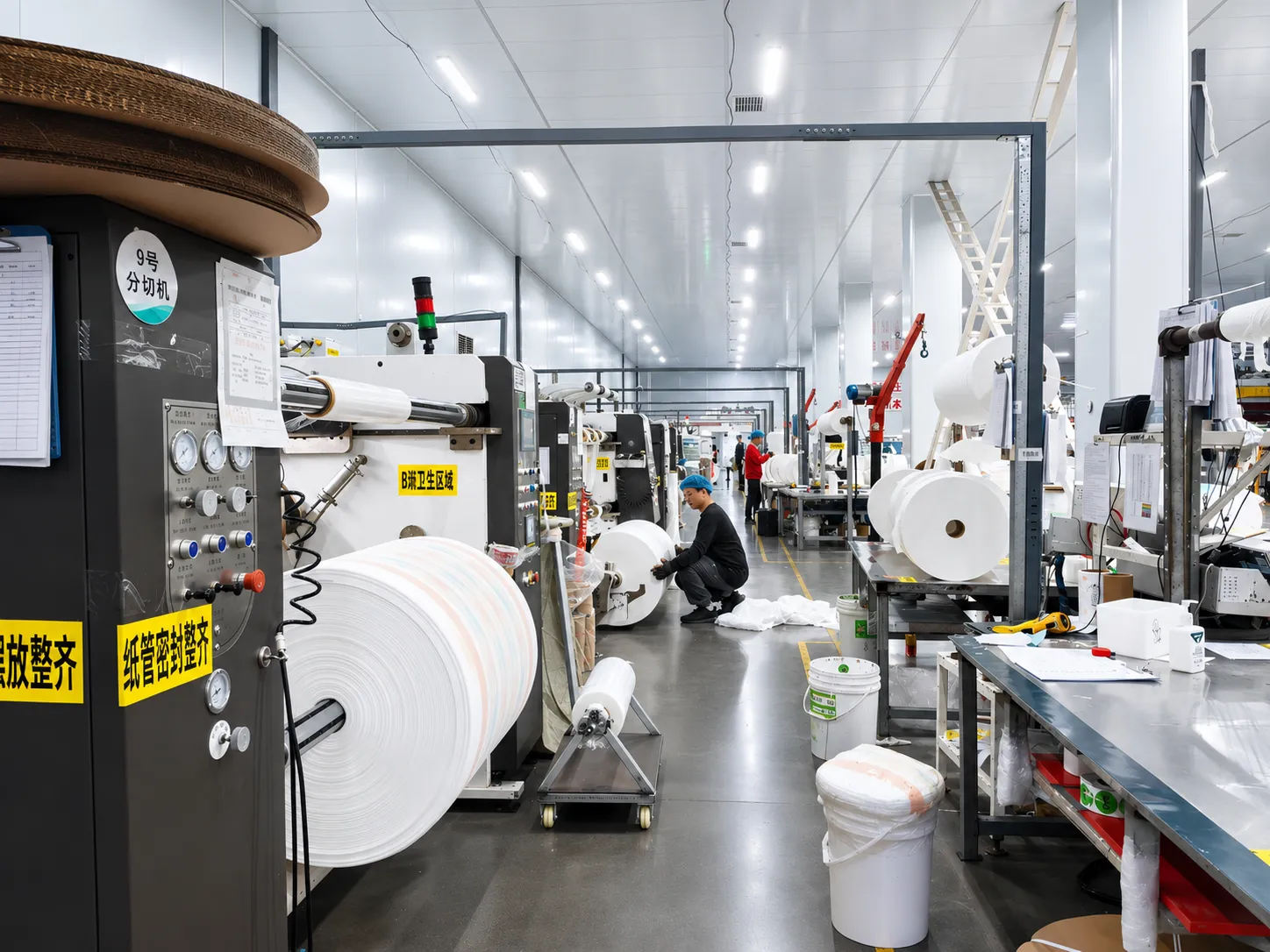 Precision Nonwoven Slitting Rewinding Line