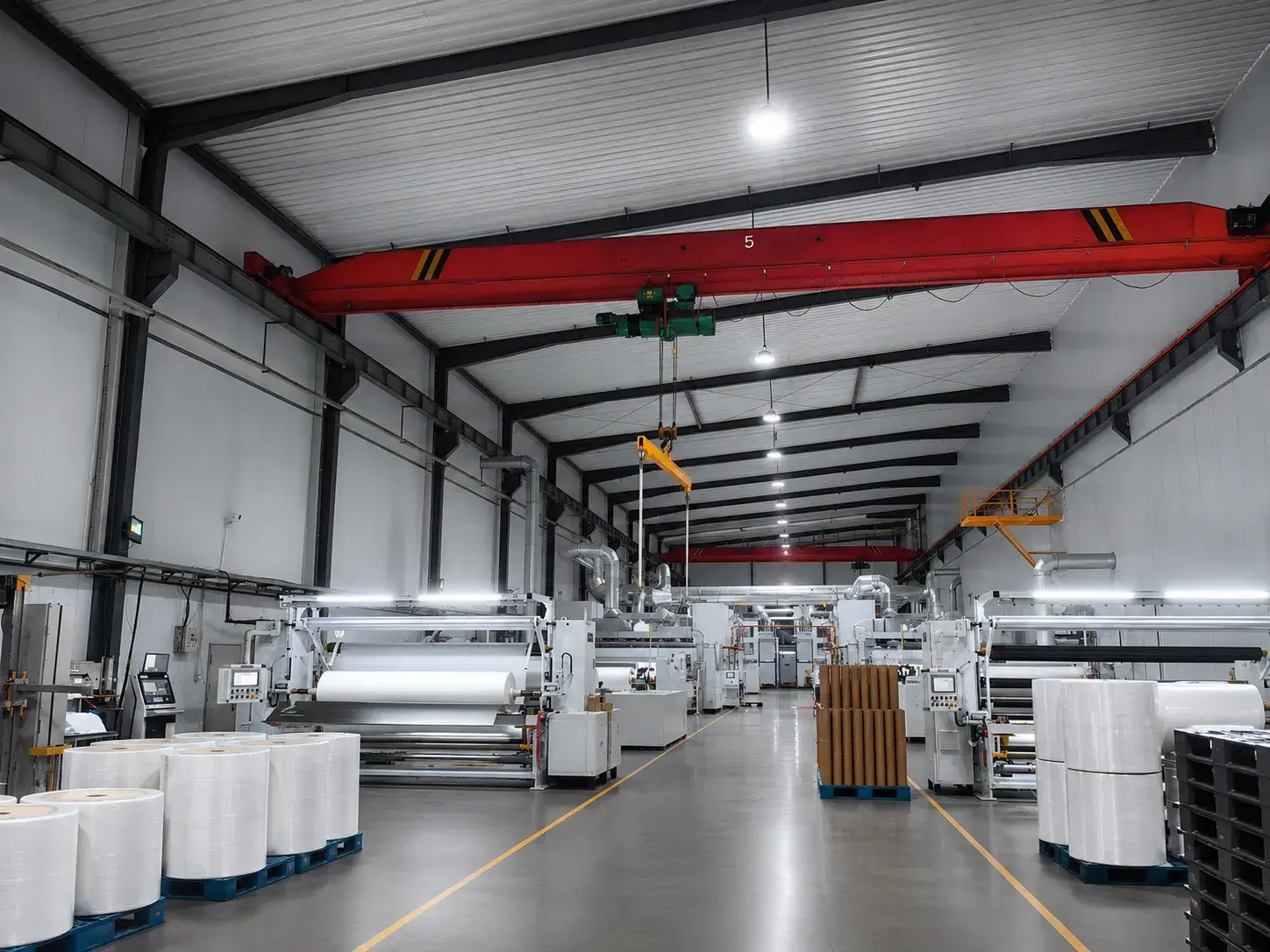 Automated SAP and fluff pulp warehouse storage