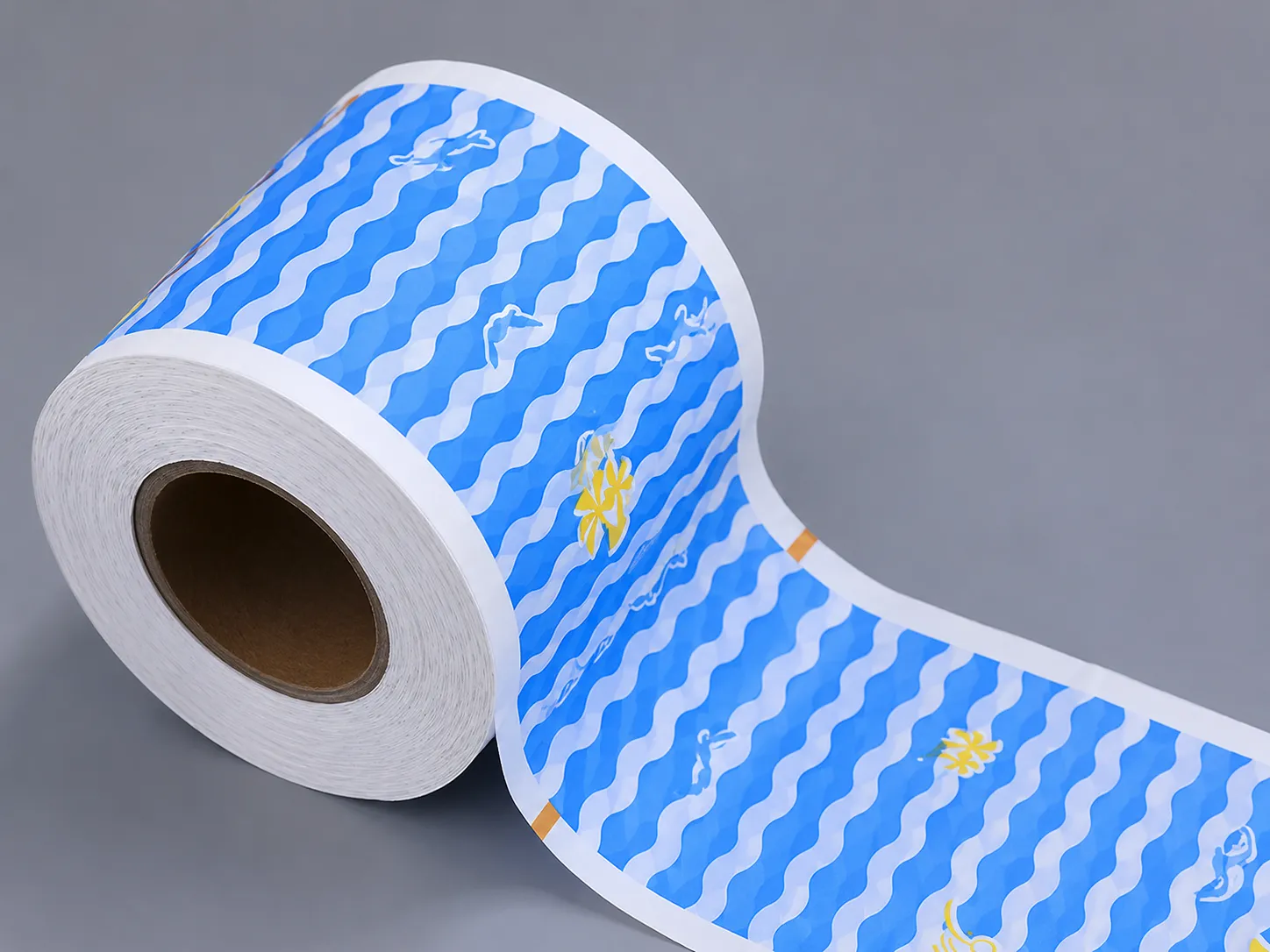 PE Film roll with custom printing for breathable diaper backsheet and hygiene products
